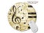 Piano Music Symbol Mouse Pad 200X200 220X220MM Gaming Mat Carousel 5