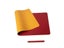 Stain Resistant PVC Mouse Pad With Faux Leather Decorative Strap Smooth Surface Carousel 5