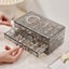 compartment jewelry storage box transparent jewelry organizer box 3 drawers Carousel 2