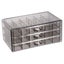 compartment jewelry storage box transparent jewelry organizer box 3 drawers Carousel 8