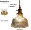 Vintage Pendant Light,Glass Pendant Light Ceiling Hanging Lamp NZ Stock Deal Carousel 5