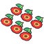 iron patches jacket patches 6Pcs Iron On Patches Red Flower Design Safe Washable Carousel 4