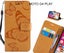 MOTO G4 PLAY Case Embossed Butterfly Wallet Leather Case Carousel 1