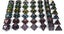 Dungeons and Dragons(DND) dice set Black Random number Colour Carousel 3