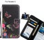 Alcatel 3 case 3 card leather wallet case printed ID Carousel 1