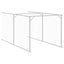 Dog House With Roof Anthracite 117x405x123 Cm Galvanised Steel Tonkbpk Carousel 7