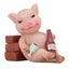 pig ornament pig figurine pig decor for pig lovers pig decor animal statues Pig Carousel 8