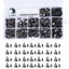 zinc alloy rivet nail rivet snap fastener tool kit diy tools 200Pcs Bullet Rivet Carousel 1