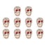 diy skull rivets punk style skull prong stud gothic ornament 10 Pcs DIY Skull Carousel 3