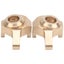 1/24 rc front steering cup 2Pcs RC Brass Counterweight Front Steering Cup for Carousel 3