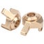 1/24 rc front steering cup 2Pcs RC Brass Counterweight Front Steering Cup for Carousel 5