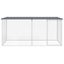Chicken Cage with Roof Anthracite 203x98x90 Cm Galvanised Steel Tonkbak Carousel 3