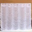 Ice Silk Back Drop Full Wave 3m x 3m - White Carousel 1