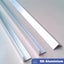 Powdercoated Aluminium Equal Angle - 6M Length - Range of Size & Color Available Carousel 7