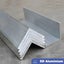 Powdercoated Aluminium Equal Angle - 6M Length - Range of Size & Color Available Carousel 4