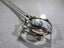 Vintage NZ Sterling Silver Paua Heart and Fern Pendant on Sterling Chain Carousel 2
