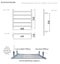 Quadro Square Ladder 5 Bar 530x600 - Brushed Copper Carousel 2
