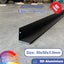 Powdercoated Aluminium Equal Angle - 6M Length - Range of Size & Color Available Carousel 9