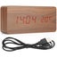 led smart clock electronic alarm clock bedside clock sound control clock Digital Carousel 5