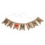 hanging decorations Valentines Day Banner BE MINE Heart Burlap Tuxedo Carousel 5