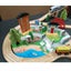 78 Pcs Wooden Railway Track Toy Early Educational Manual Control Car Set Gift Carousel 5