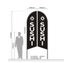 'SUSHI' 3.4m Sign Commercial Feather Banner Flag Carousel 1