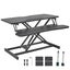 New Standing Desk Converter 2-Tier Stand up Desk 31.5 inch Adjustable Height Carousel 9