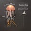 Colorful Silicone Jellyfish Ornaments - 6 PCS Aquarium Decor with Glowing Effect Carousel 3