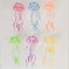 Colorful Silicone Jellyfish Ornaments - 6 PCS Aquarium Decor with Glowing Effect Carousel 5