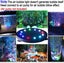 Aquarium Bubble Light Aquarium Air Stone LED Light Carousel 9