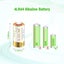 EBL 6 Volt Battery 4LR44 Dog Collar Batteries 5 Pack 6V Alkaline Batteries Carousel 4
