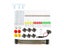 Portable Kit Resistor Jumper Wires Breadboard Switch Key LDR Battery Connector Carousel 4