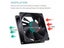 Aokin 80x80x25mm DC 5V 12V 24V Brushless Cooling Fan 2-Pin High Performance Carousel 5