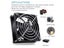 Aokin 80x80x25mm DC 5V 12V 24V Brushless Cooling Fan 2-Pin High Performance Carousel 6
