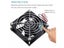 Aokin 80x80x25mm DC 5V 12V 24V Brushless Cooling Fan 2-Pin High Performance Carousel 7