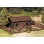 Bachmann Log Cabin w/Rustic Fence, O Scale Carousel 1