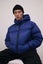 Huffer Mens Superloft Down Jacket in Azul Blue Carousel 3