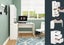 Computer Desk and Bookcase 3in1 Study Writing Laptop Table Shelving Office Books Carousel 1