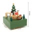 train music box christmas train musical box wooden music box Wooden Train Music Carousel 4