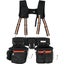 New Tool Belt with Suspenders Adjustable Carpenter Tool Pouch 1680D Polyester Carousel 1