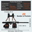 New Tool Belt with Suspenders Adjustable Carpenter Tool Pouch 1680D Polyester Carousel 7