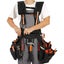 New Tool Belt with Suspenders Adjustable Carpenter Tool Pouch 1680D Polyester Carousel 9