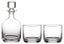 Maxwell & Williams: Diamante Stacked Decanter Set - Clear (3pc Set) Carousel 2