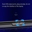 Adjustable Dual Fan Laptop Cooling Bracket Blue Light Carousel 6