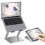 Aluminum Laptop Tablet Stand Foldable Elevated Cooling Rack Carousel 2