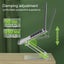 Aluminum Laptop Tablet Stand Foldable Elevated Cooling Rack Carousel 4