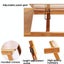 Computer Desk Folding Desk Lifting Writing Desk With Cup Slot Carousel 5