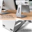 7-13 inch Universal Tablet PC Aluminum Alloy 360 Rotation Desktop Stand Carousel 5