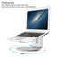 Aluminum Alloy Laptop Stand 360 Degrees Rotating Radiator Carousel 4