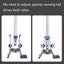 H-type Alloy Laptop Gravity Automatic Storage Rack Grey Carousel 4